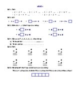 4 Đề thi học kỳ I môn Toán Lớp 1